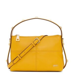 ⭐️DKNY yellow Annabelle studded crossbody/shoulder bag new NWT
